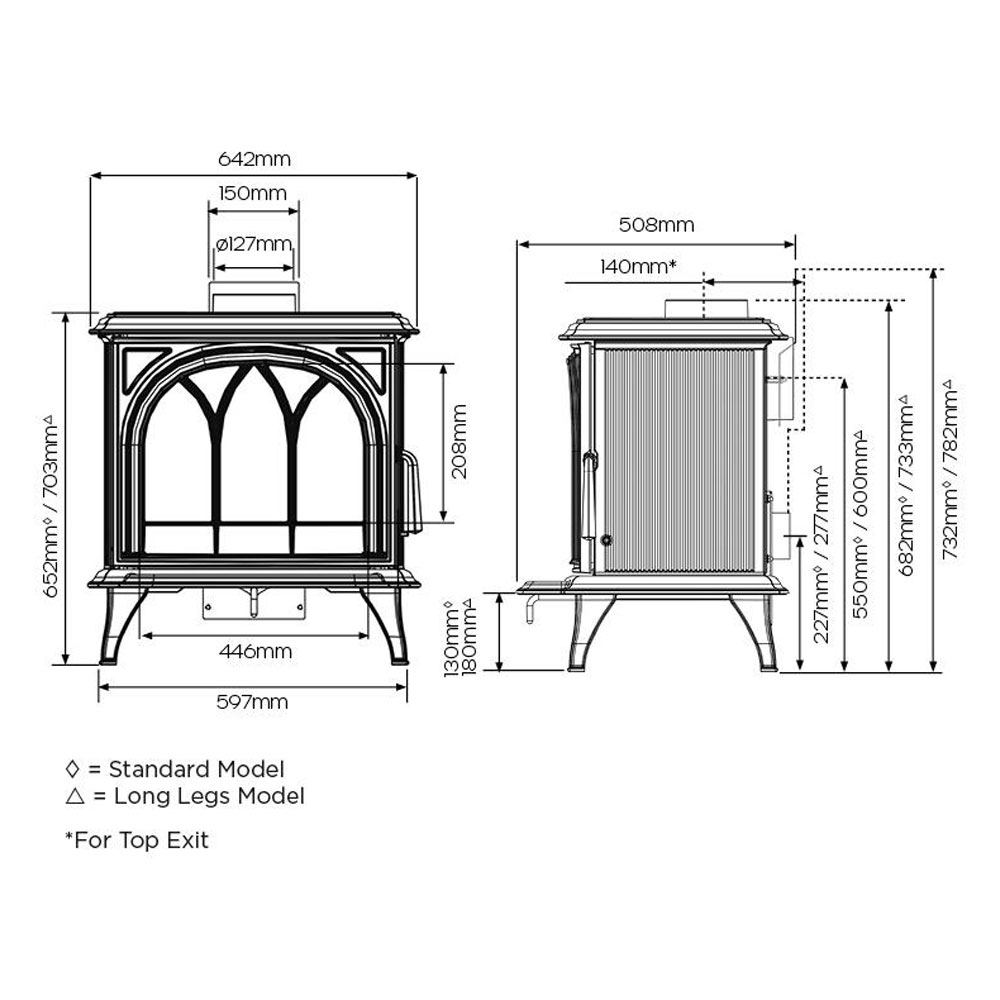 Stovax Huntingdon 40 Wood & Multi-Fuel Stove