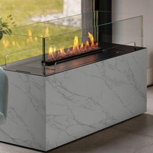 Planika Calacatta Fireplace