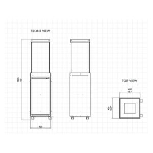 Planika Lighthouse Freestanding Patio Heater