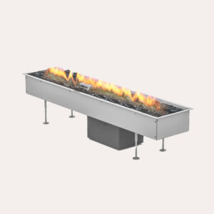 Planika Galio Automatic Outdoor Insert Fireplace With Linear Burner - 1000