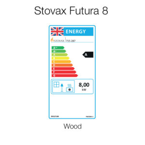 Stovax Futura 8 Wood Stove Efficiency Label