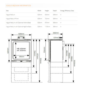 Stovax Vogue Medium Wood & Multi-Fuel Stove