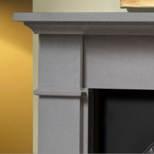 The Silsoe 57" Mantel- Persian Grey Limestone