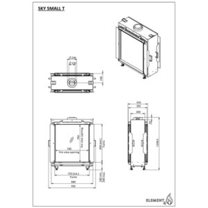 Element 4 Sky Tunnel Small Bio Fires