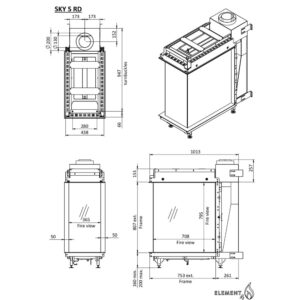 Element 4 Sky Tunnel Small Bio Fires