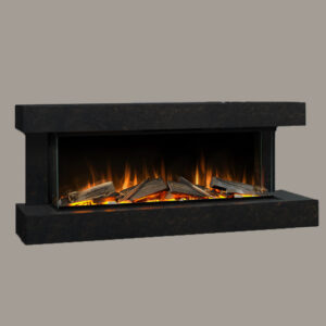 Evonic Heathcote Electric Fire - Black Onyx