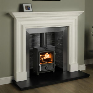 The Salisbury Bolection Mantel - Aegean Limestone