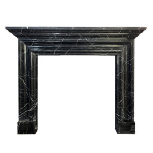 The Salisbury Bolection Mantel - Nero Marquina Polished