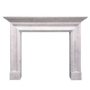 The Salisbury Bolection Mantel - Bianca Carrara Honed