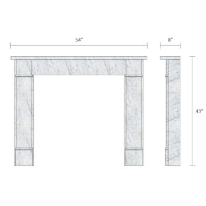 The Victorian Classic Mantel - 54