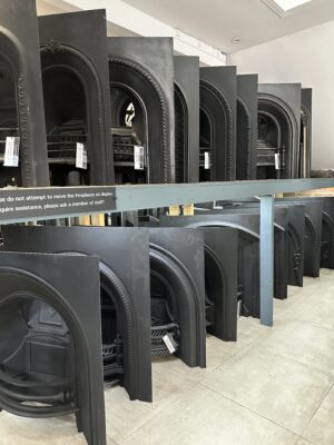 Antique Cast Iron Arched Inserts