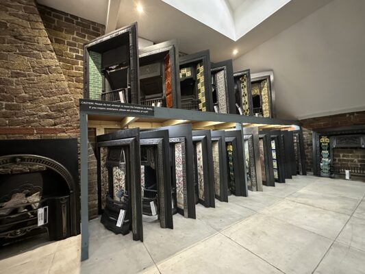 Antique Showroom - Cast Iron Tiled Inserts