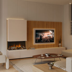 Emberlux Islington Large Media Suite - Venice Doors in Super Matt Cashmere