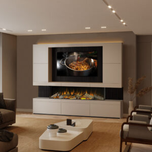Emberlux Harrow Medium Media Suite - Venice Doors in Matt Mussel