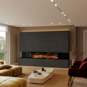 Emberlux Lambeth Large Media Suite - Valore Doors in Evora Stone