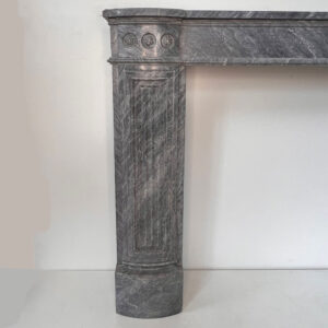 Regency Mantel in Bardiglio Marble