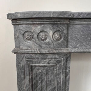 Regency Mantel in Bardiglio Marble