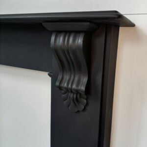 Victorian Corbel Mantel in Welsh Black Slate