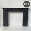 Victorian Corbel Mantel in Welsh Black Slate