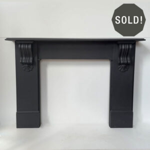 Victorian Corbel Mantel in Welsh Black Slate