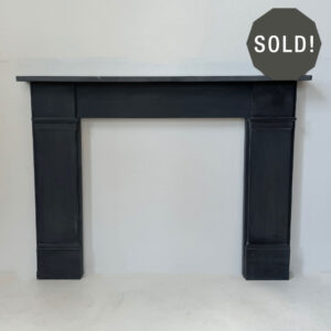 Classic Flat Victorian Mantel in Welsh Black Slate