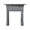 Late Victorian Cast Iron Mantel c1890's with Fluted Jambs