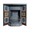 Original Cast Iron Insert with Original Tiled Panels