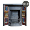 Original Cast Iron Insert with Original Tiled Panels