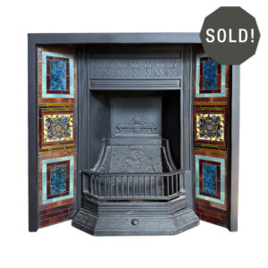 Original Cast Iron Insert with Original Tiled Panels