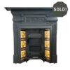 Original Late Victorian/Edwardian Combination Fireplace