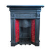 Original Late Victorian/Edwardian Art Nouveau Combination Fireplace