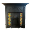 Antique Late Victorian/Edwardian Tiled Fireplace Combination