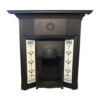 Original Edwardian Tiled Combination Fireplace