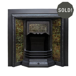 Original Edwardian Detailed Frame Tiled Insert