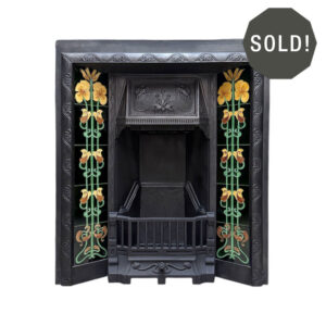 Antique Art Nouveau Tiled Insert