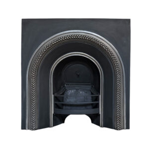 Antique Early Victorian Highlighted Arched Insert