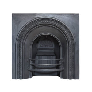 Graphite Early Victorian Antique Arched Insert