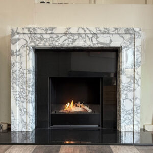 The Soho 52" Mantel in Arabescato Marble