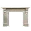 Antique Victorian Corbel Mantel in Carrara Marble