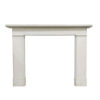 Antique Statuary White Marble Regency Mantel