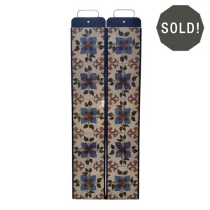 Blue Clematis Tile Set