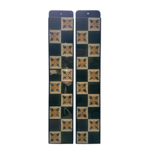 Tubed Lined Yellow Cornus Tiles