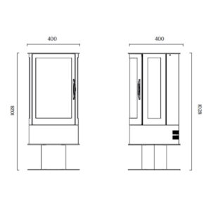 Capital Elegance Electric Stove Measurements