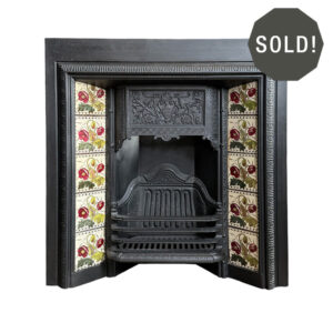 Original Victorian Tiled Insert with Classical Hood Detailing