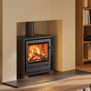 Stovax Riva2 50 Freestanding Fire with Walnut Feet