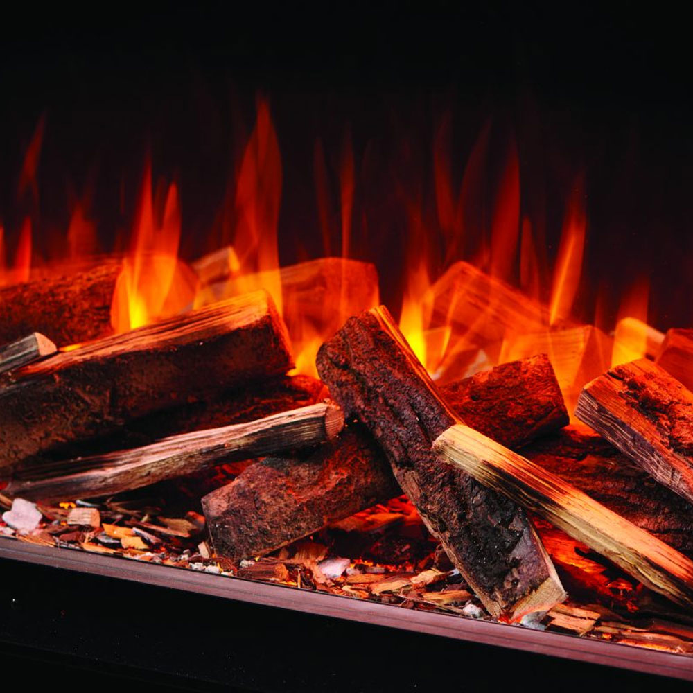 Solution Lux Electric Fires Premium Real Log Fuel Bed