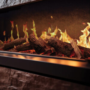 Solution Trueflame 3DX Electric Fire Flame Close Up