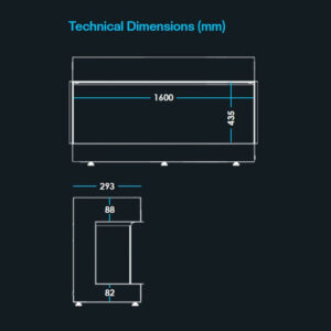 Solution Pure Electric Fire 1600 Measurements
