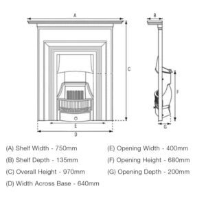 Polished Antique Edwardian Combination Measurements
