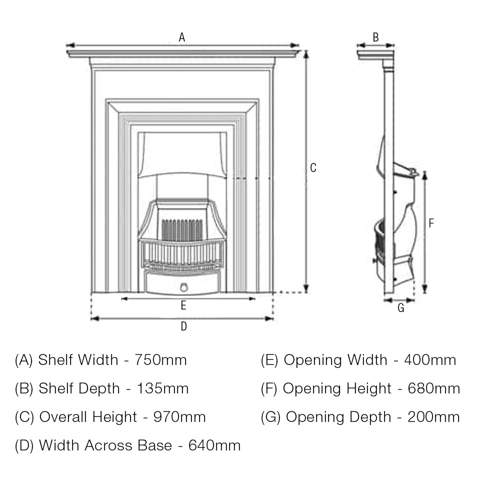 Polished Antique Edwardian Combination Measurements